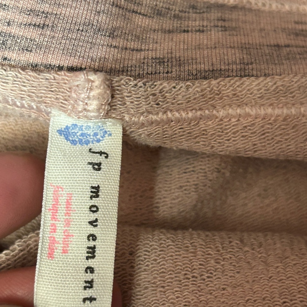 Free People Movement Kyoto Leggings Pant High Rise Patchwork Mushroom Small - Picture 5 of 8